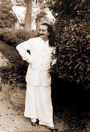 Meher Baba in Cannes in 1937.