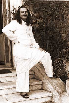 Meher Baba in Cannes in 1937.